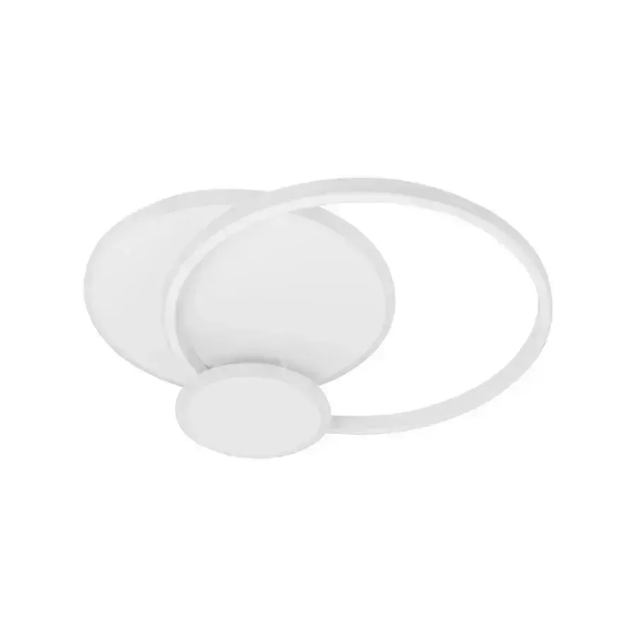 Alessandro Design Silvian lustra LED alba 58W 3 cercuri