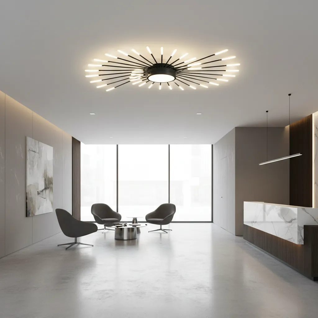 Alessandro Design Kalesa Grande lustra LED alba 28W 4000K