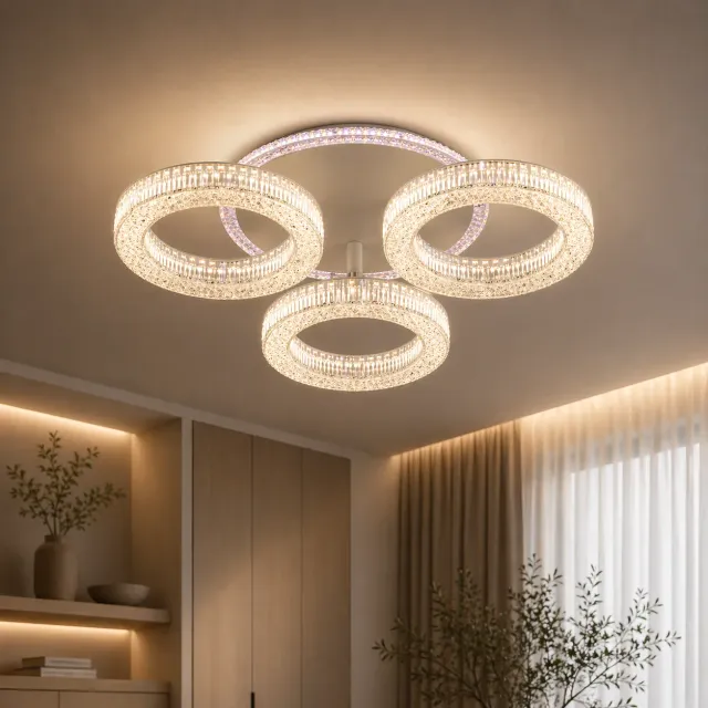 Alessandro Design RONDA Nobile lustră LED 46W albă dimabilă