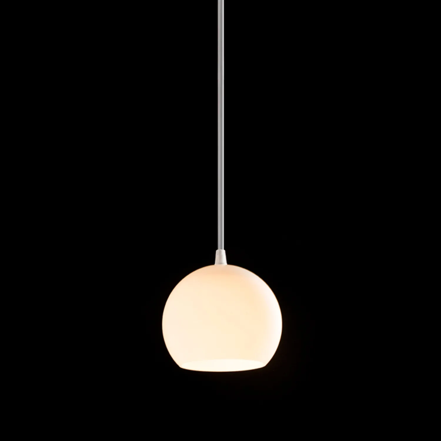 Rendl Light Studio Copa pendul sticlă opal negru