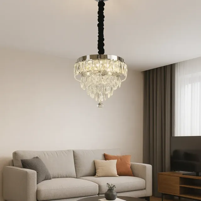 Alessandro Design Meili Crystal Cascada 300 candelabru LED 52W