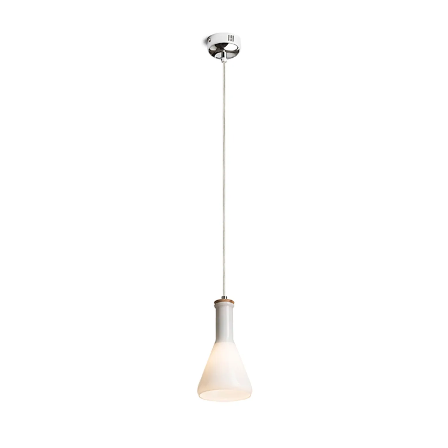 Rendl Pulire Con pendul retro E14 sticla opal-lemn