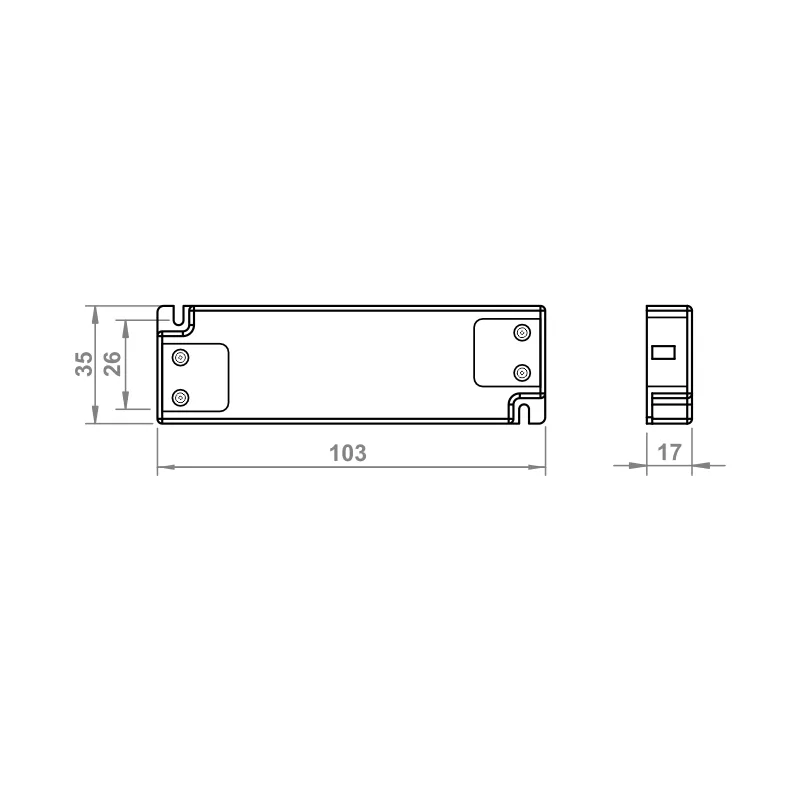 Furnika 8W/15W driver LED IP20 interior