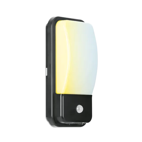 Aurora UtiliteX CS aplice LED PIR 10W neagra CCT