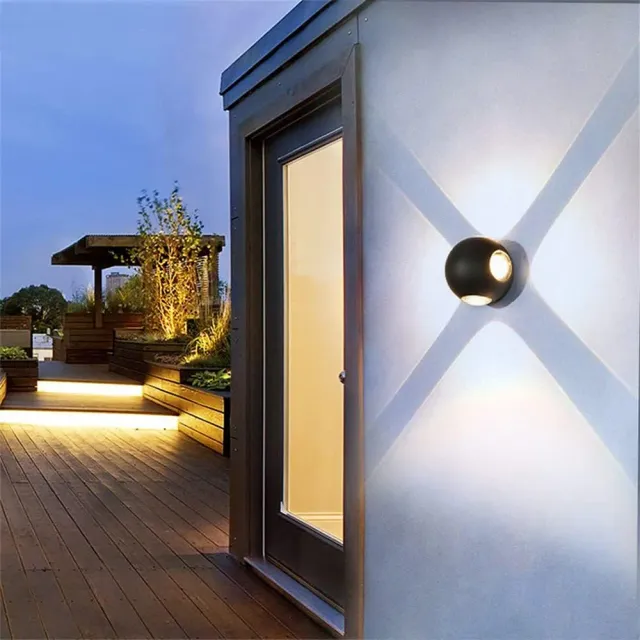 Alessandro Design AX240 Aplica LED Exterior Neagra 3000K