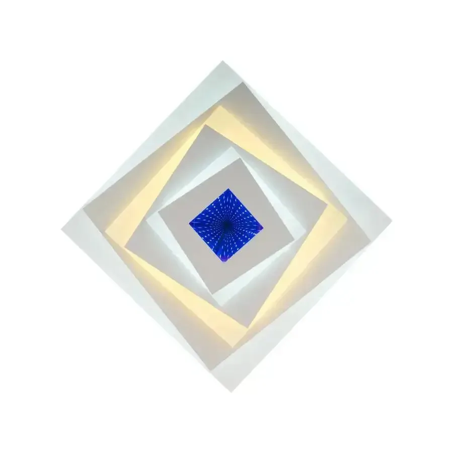 Alessandro Design Nivara RGB 3D lustra LED alba 40W
