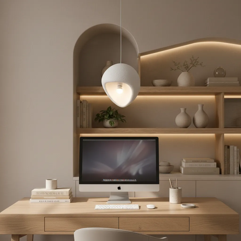 Alessandro Design Aera lustra suspendata 30 cm alba E27