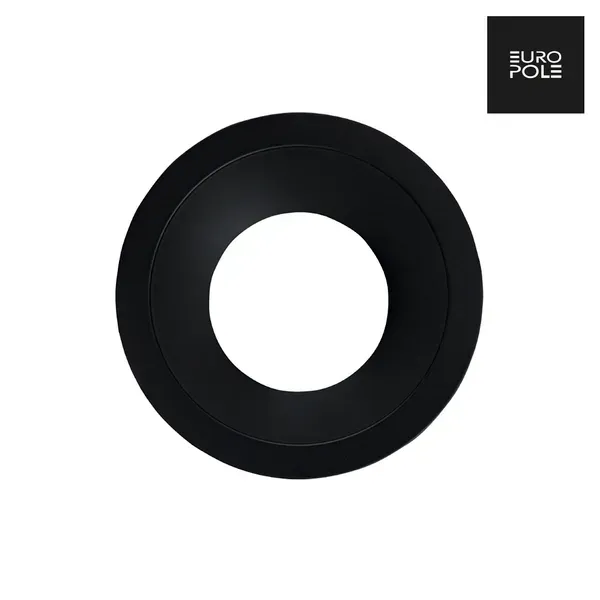 Aurora LED UP Universal rama rotunda negru mat 82mm