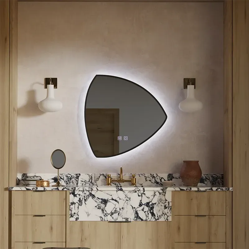 Oglinda LED baie Alessandro Design Fiero 60x60cm touch
