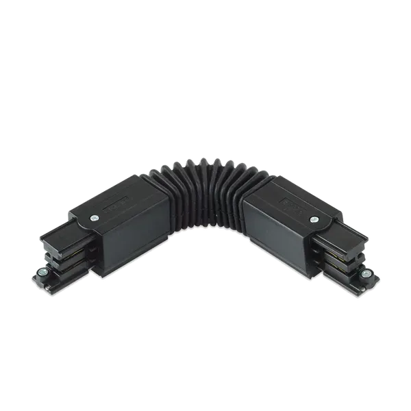 Aurora Global conector flexibil șină negru 16A 250V