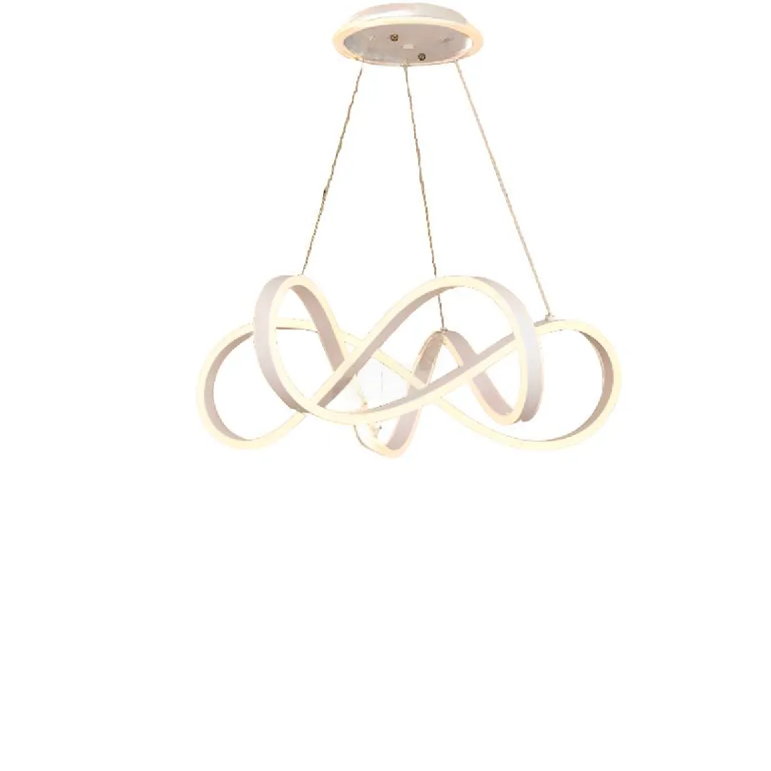 Alessandro Design INFINITY HALO 69W lustra LED alba dimabila