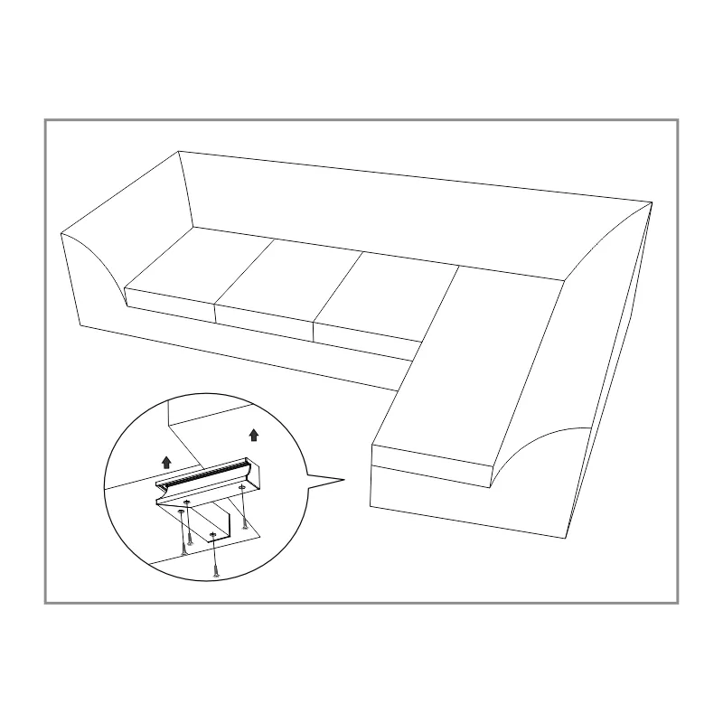 Furnika Leg HC picior mobilier metalic reglabil