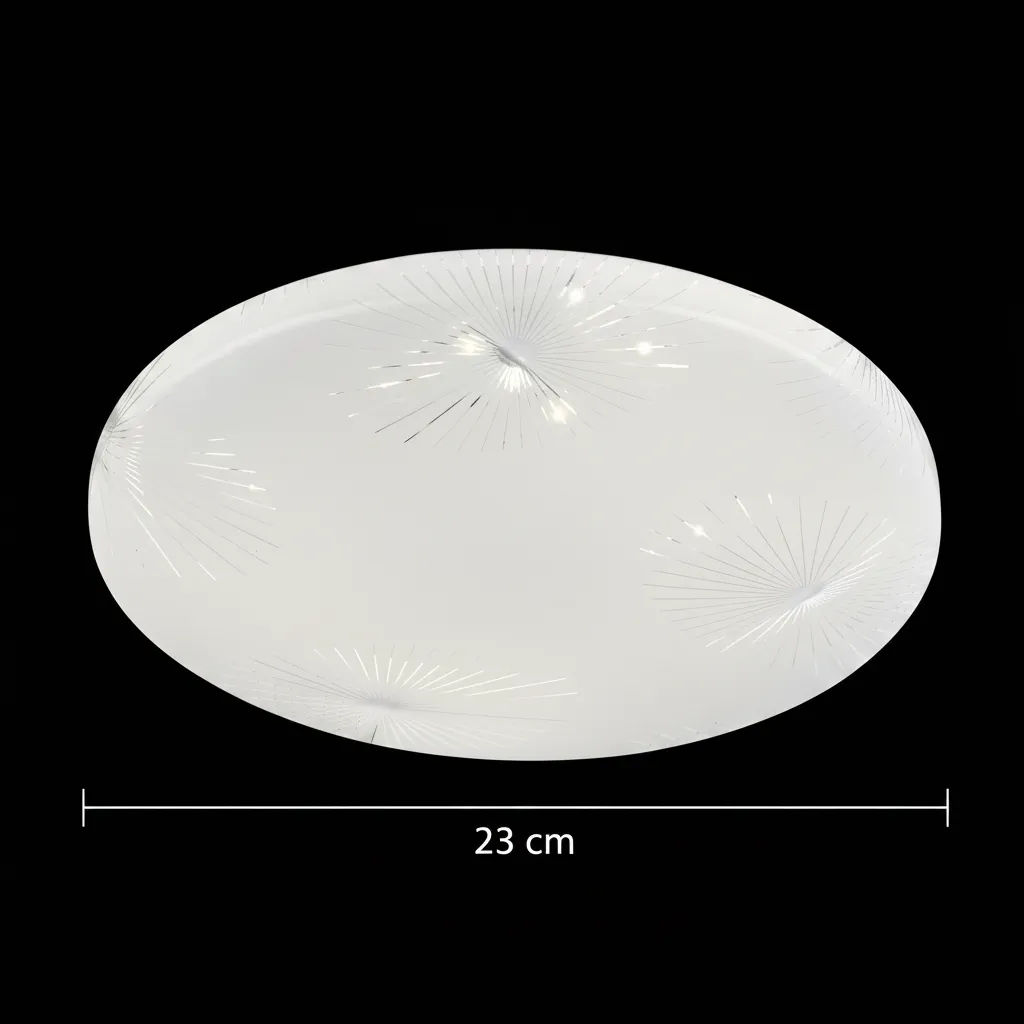 Alessandro Design Radia plafoniera LED 23 cm 22W alba