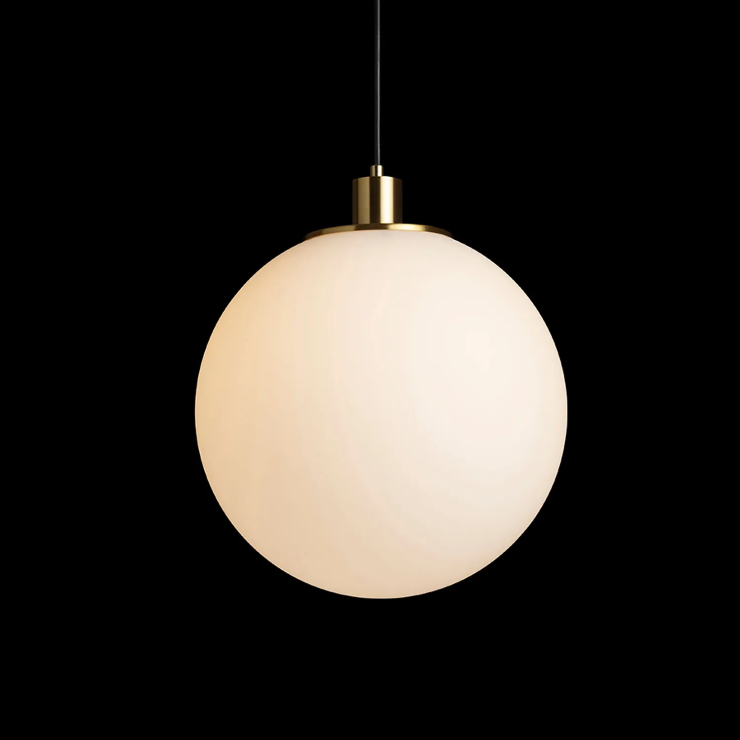 Rendl Boulder pendul sticla opal E27 alama