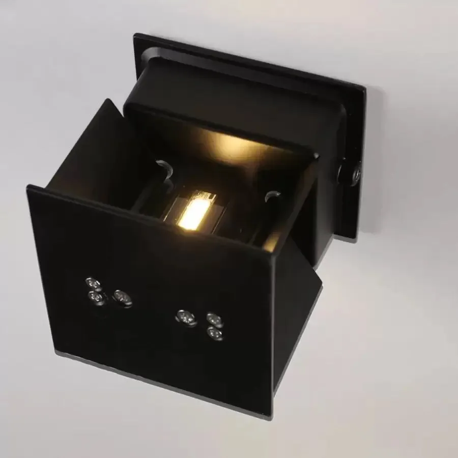 Alessandro Design Aryan 10W aplică exterior neagră lumină caldă