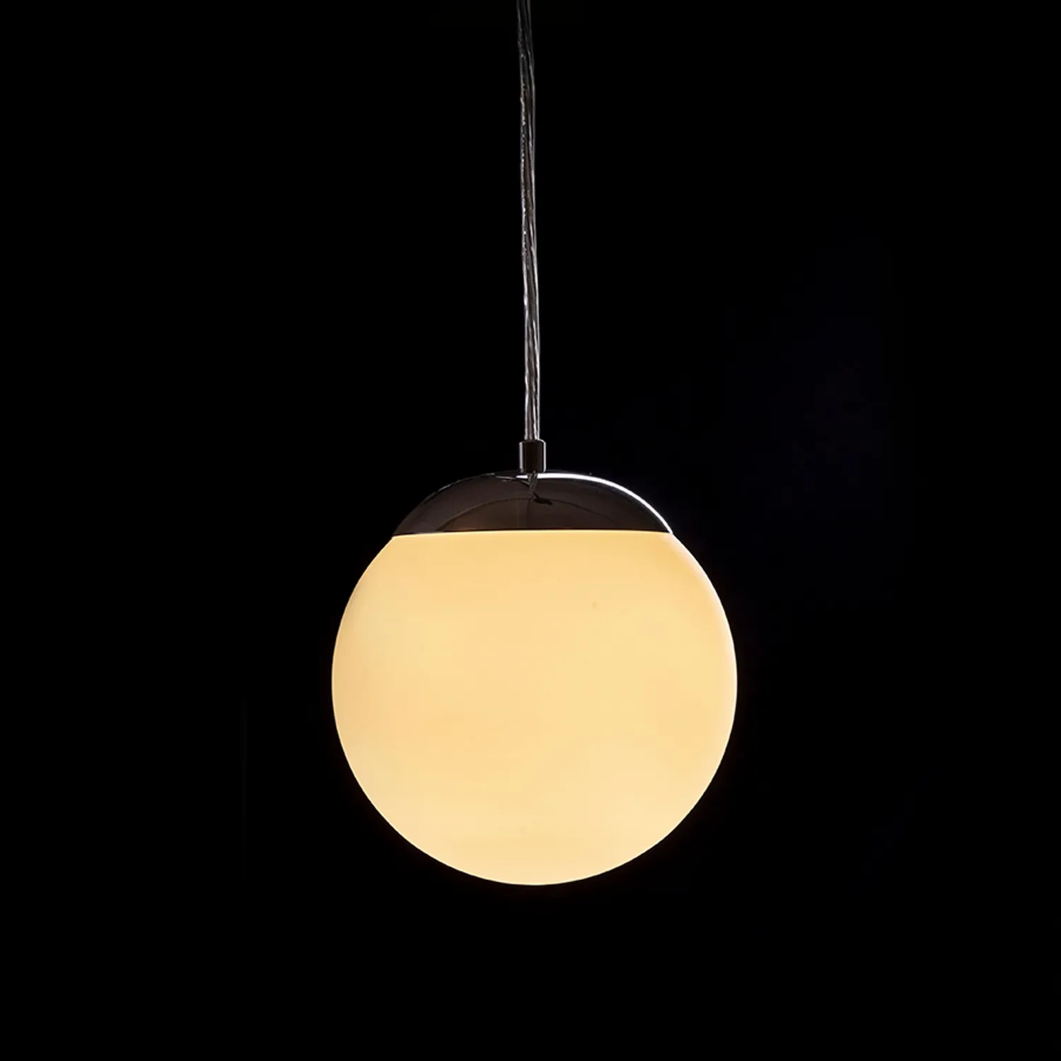 Rendl Bolly Pendel lampa suspendata opal crom pentru baie
