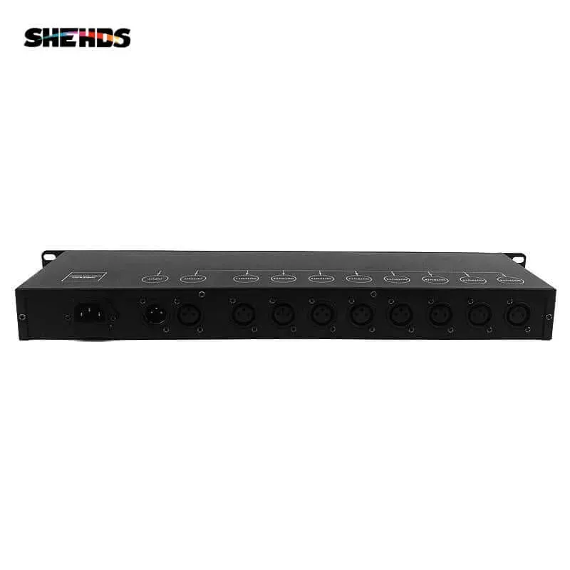 Shehds DMX512 Splitter Distribuitor Semnal 8 Cai Rack