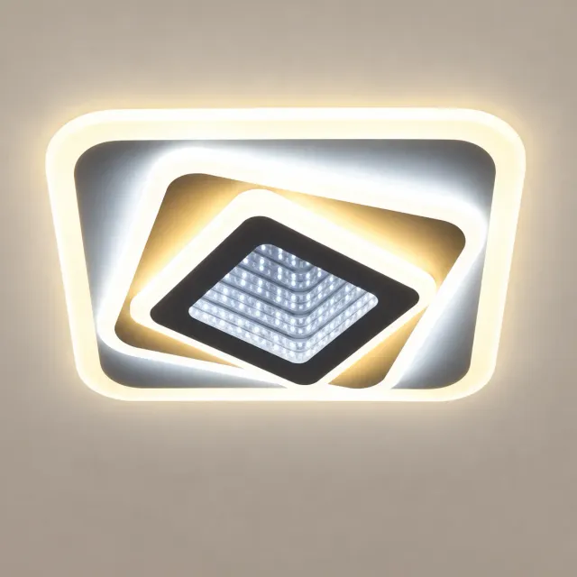 Alessandro Design NEXA lustra LED aplicata alba 46W 3 culori