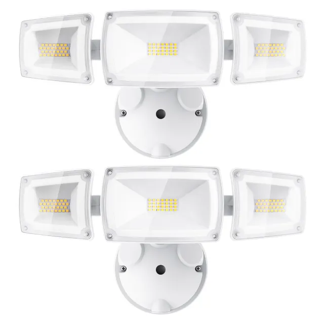 Ustellar 55W proiector LED exterior 2 buc alb lumina zi