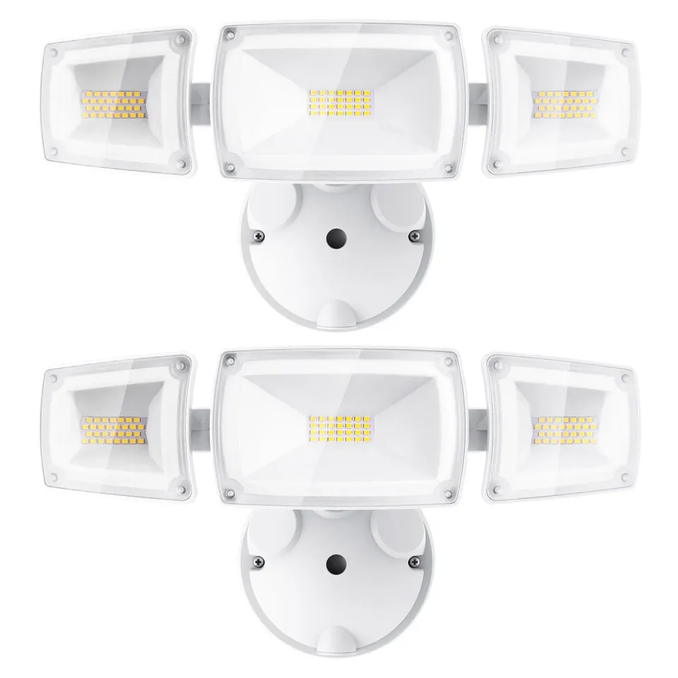 Ustellar 55W proiector LED exterior 2 buc alb lumina zi