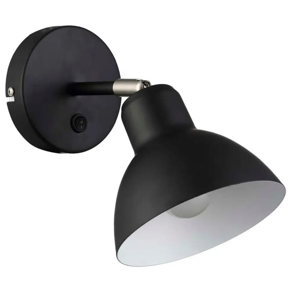 Rendl Baroque aplica perete E27 negru-crom