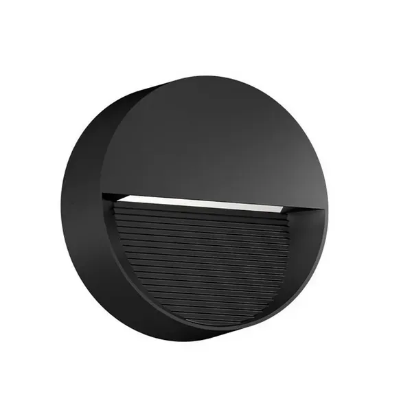 Aurora Zykos 8W aplica perete exterior neagra IP65
