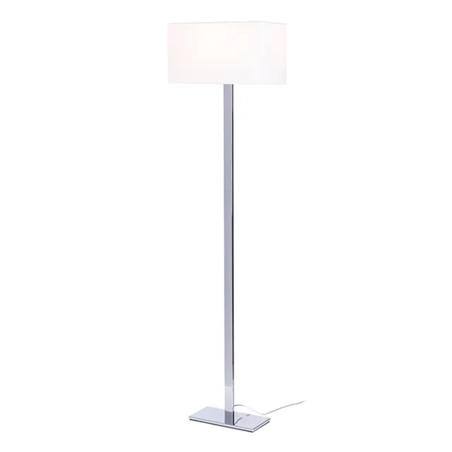Rendl Plaza lampadar alb crom textil