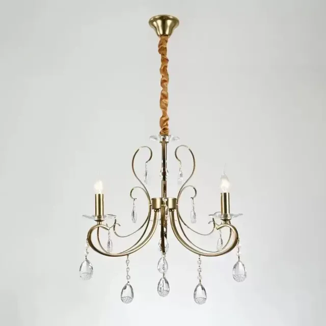 Alessandro Design Gustavo lustra 3xE14 aurie