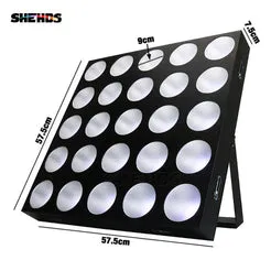 Shehds Matrix Blinder LED 25x30W RGBW pentru scenă