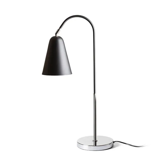 Rendl Light Studio Garbo lampa masa negru crom E27