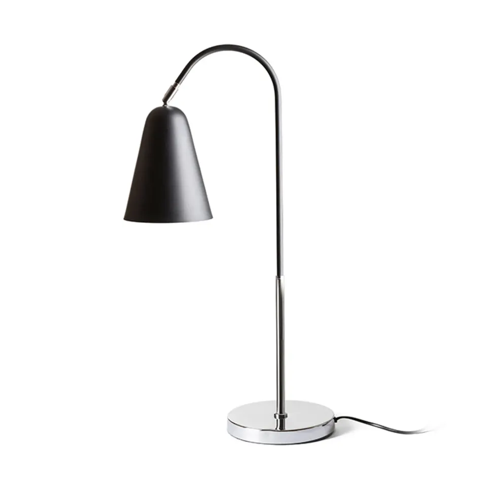 Rendl Light Studio Garbo lampa masa negru crom E27