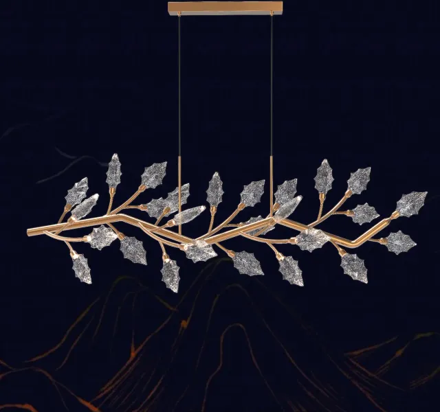 Alessandro Design Toccata Longo candelabru LED 21W auriu