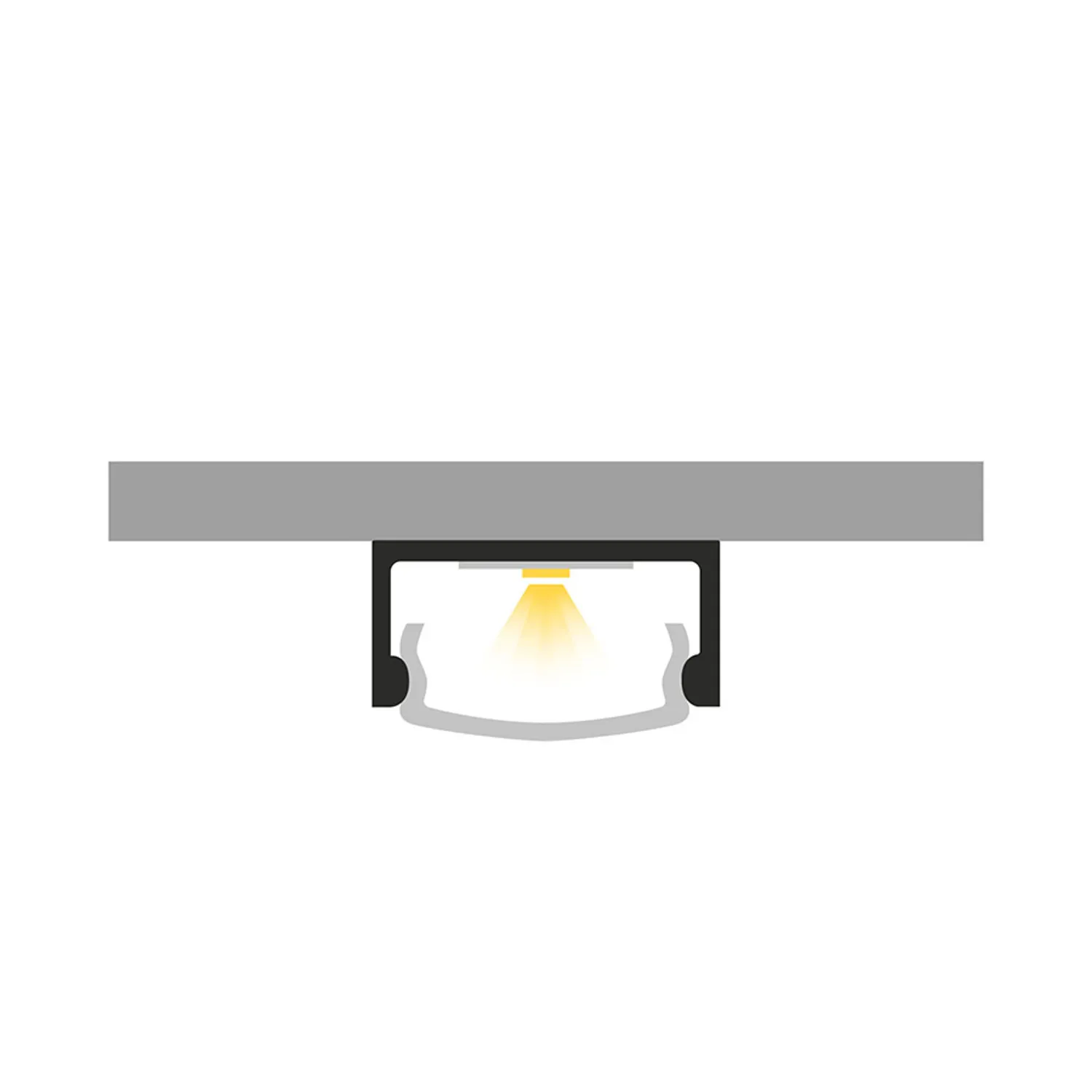 Rendl Light Studio LED Profile G profil aluminiu alb 1m