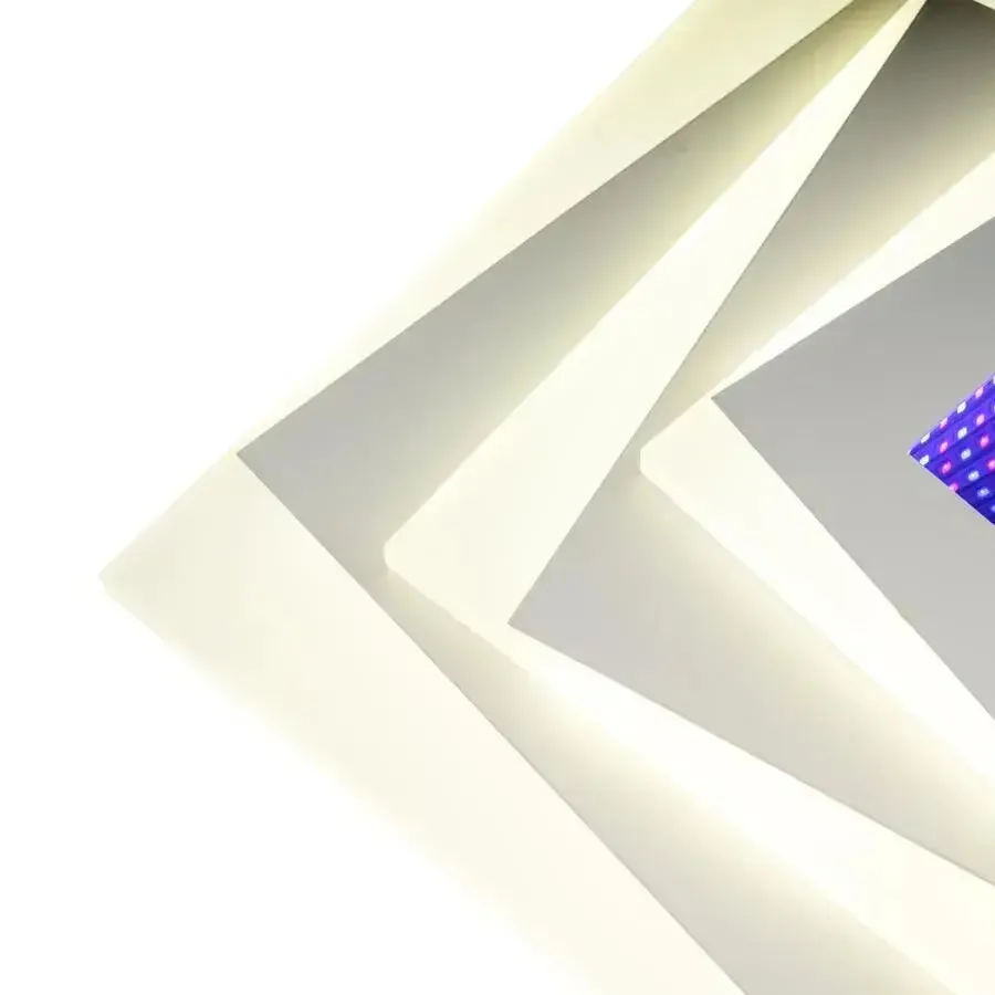 Alessandro Design Nivara RGB 3D lustra LED alba 40W