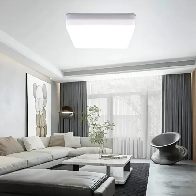 Alessandro Design Cotena plafoniera LED 48W alba patrata IP44