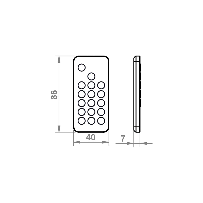 Furnika RF controller LED RGB USB cu telecomanda