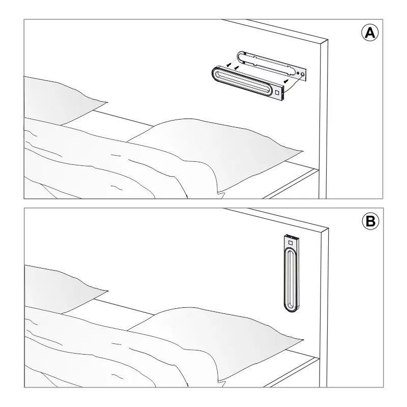 Furnika Gabi R priza mobilier USB-C incastrata