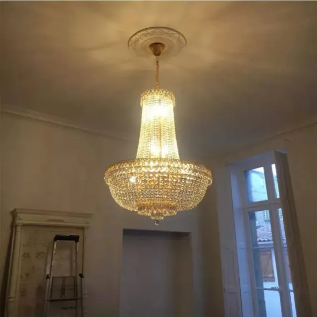 Alessandro Design Kassian candelabru cristal 11xE14 auriu