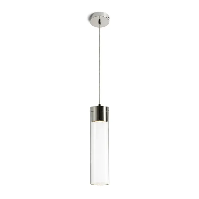 Rendl Garnish pendul sticlă crom transparent