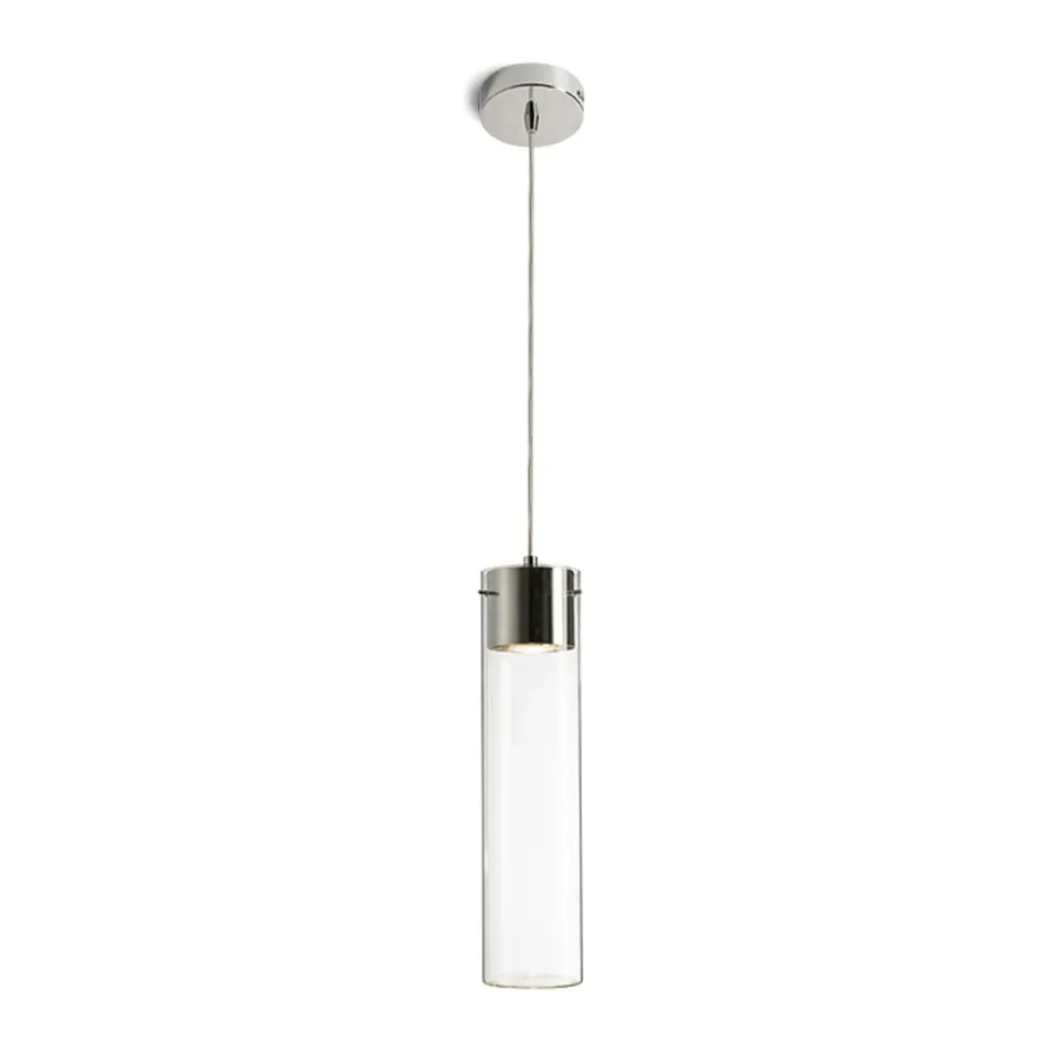 Rendl Garnish pendul sticlă crom transparent