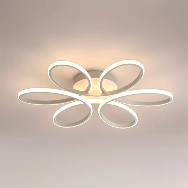 Alessandro Design Eliza lustră LED 63W albă dimabilă