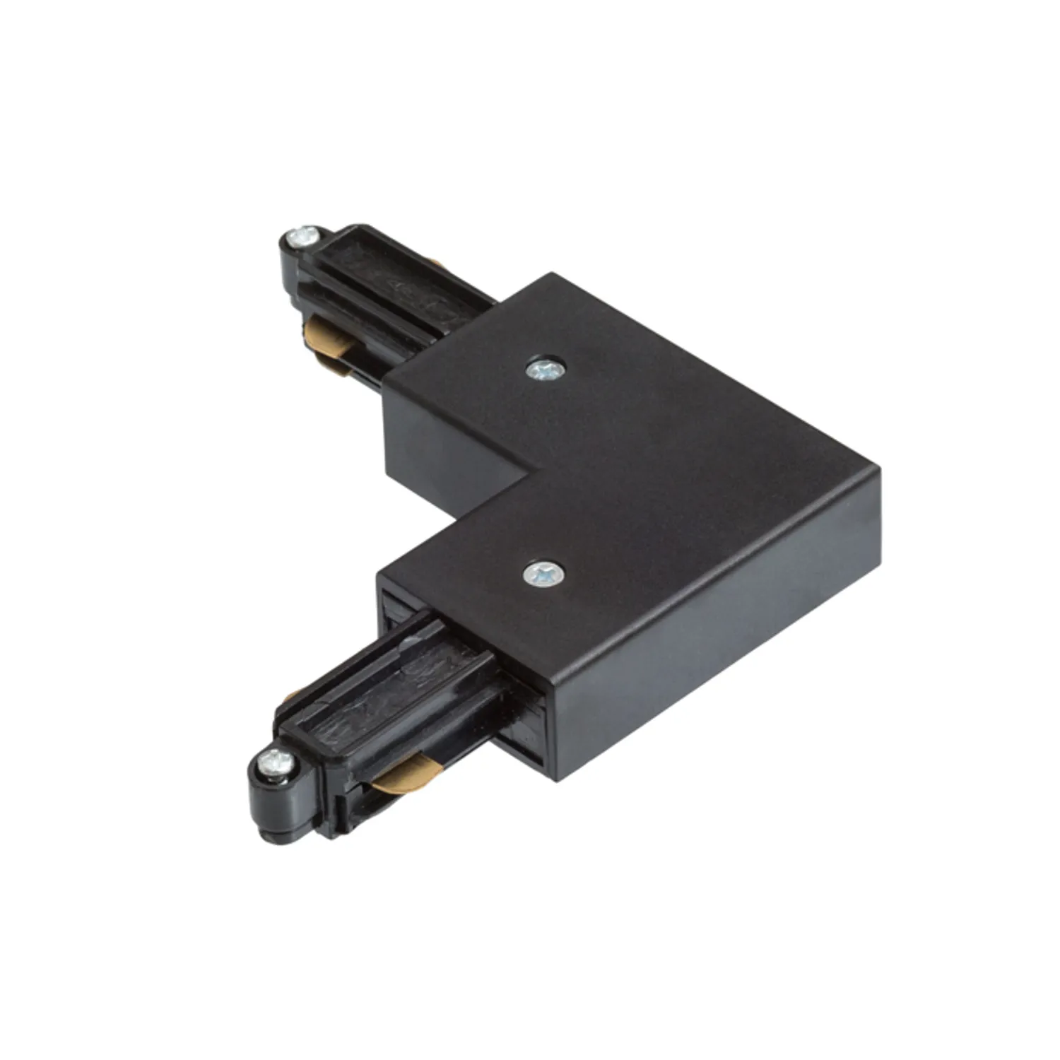 Rendl L conector șină monofazată alb cu împământare externă
