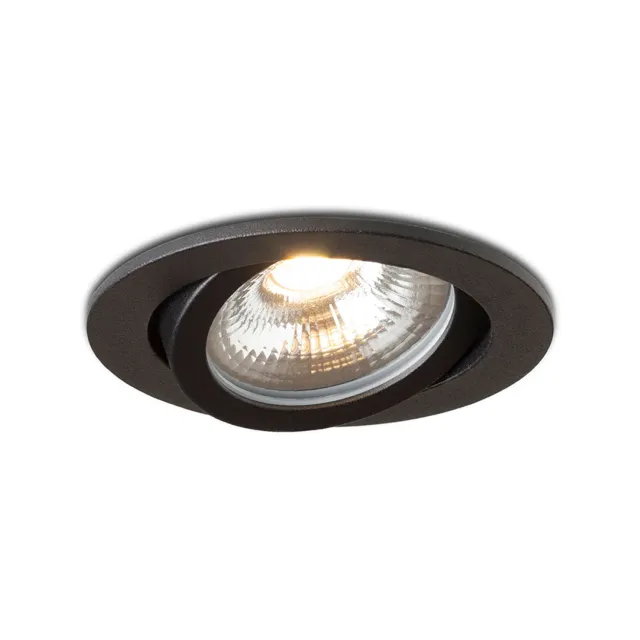 Rendl Jade Dimm to Warm spot LED negru TRIAC