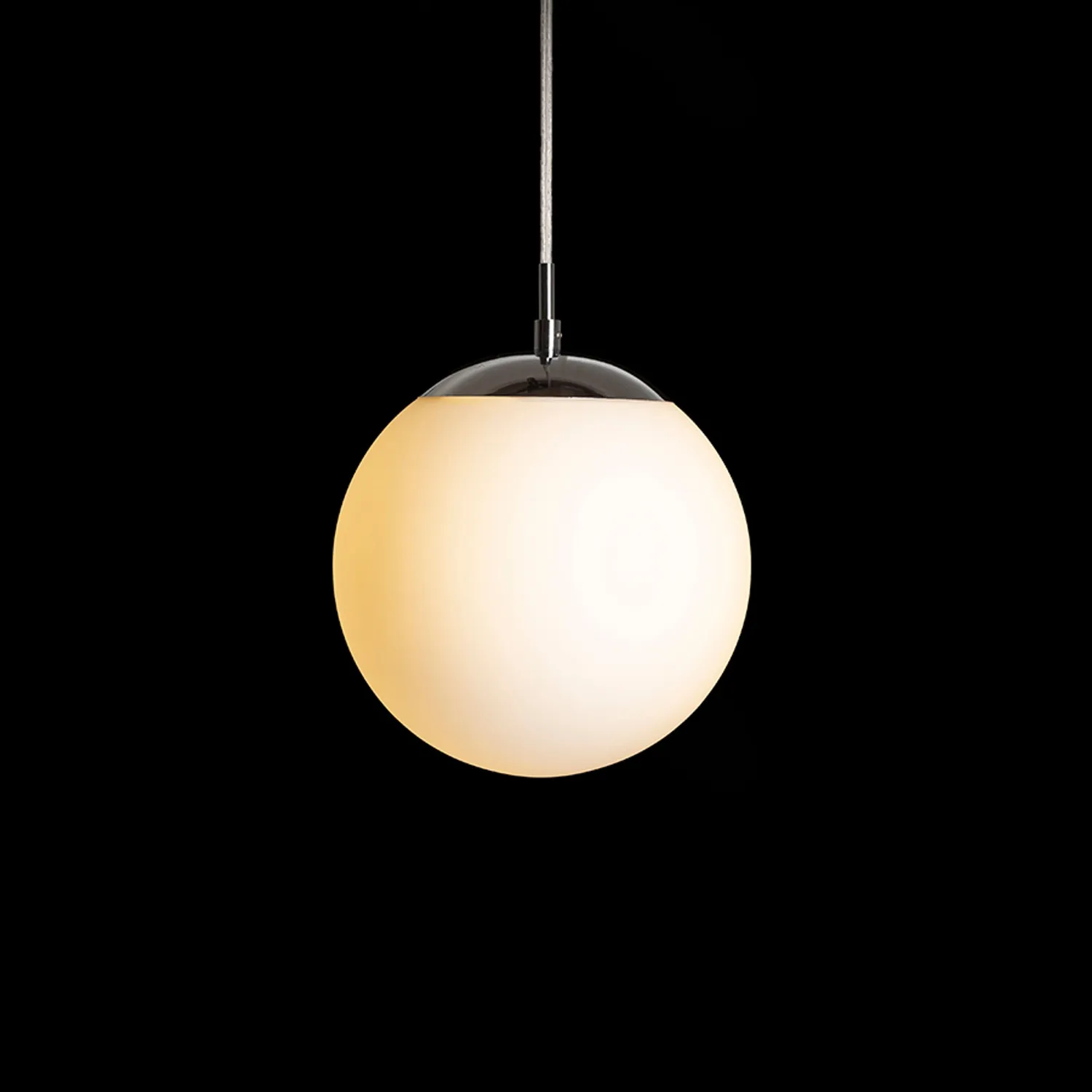 Rendl Luna 20 pendul sticlă opal-crom