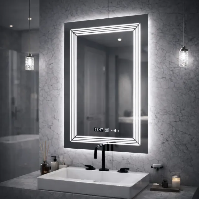 Alessandro Design Venezia Marcello oglinda LED 60x80 cm dezaburire