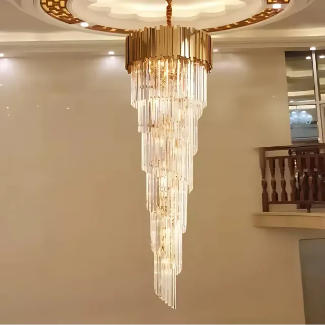 Alessandro Design Blois Ascender candelabru cristal auriu 60cm