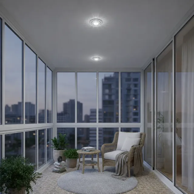 Alessandro Design Orbita spot LED rotund 5W lumina calda-rece