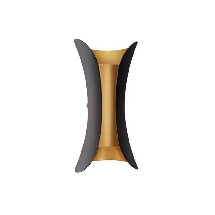 Alessandro Design Pauline aplica LED exterior 10W negru-auriu