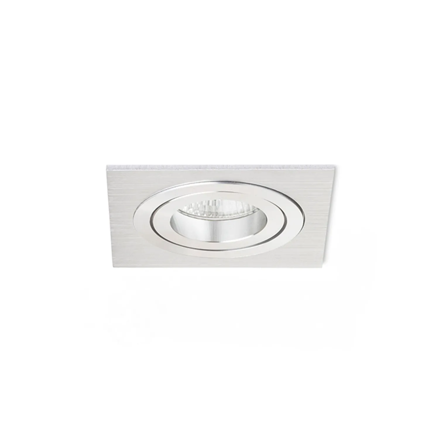 rendl light studio PASADENA GU10 SQ I spot incastrat aluminiu periat