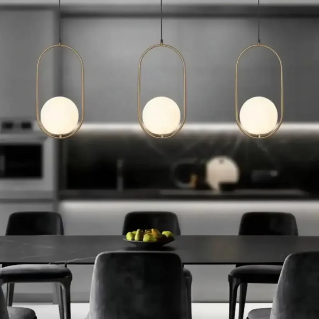 Alessandro Design LOFT Gallery lustra cu bec E27 alb-aurie reglabila
